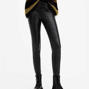 ALL SAINTS FAUX LEATHER LEGGINGS